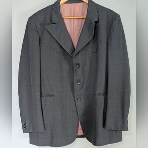 RJ Welsh LTD Classic‎ Western Charcoal Blazer for Men